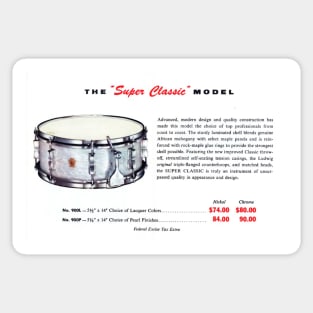 Super Classic Snare Sticker